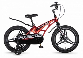 Велосипед Детский Maxiscoo COSMIC Deluxe 18'' Красный Глянцевый (2026) 