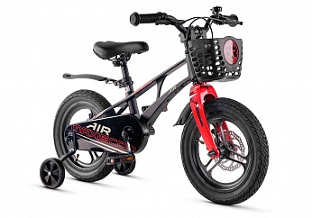 Велосипед Детский Maxiscoo AIR Pro 14'' Обсидиан (2025)