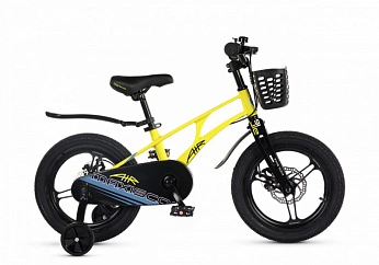 Велосипед Детский Maxiscoo AIR Pro Желтый (2024) 16"