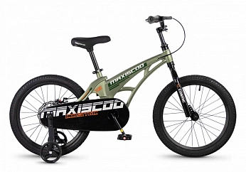 Велосипед Детский Maxiscoo COSMIC Базовый 18'' Оливковый Матовый (2026) 