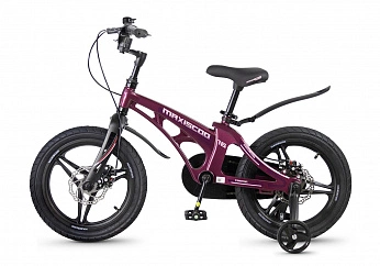 Велосипед Детский Maxiscoo COSMIC Deluxe 16'' Розовый Глянцевый (2026) 