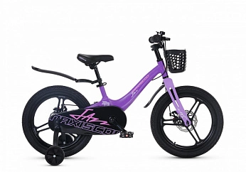 Велосипед Детский Maxiscoo JAZZ Pro Фиолетовый Матовый (2024) 18"