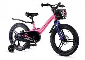 Велосипед Детский Maxiscoo JAZZ Pro 18'' Розовый Сапфир (2025)