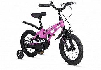 Велосипед Детский Maxiscoo COSMIC Стандарт Розовый Матовый (2025) 14"