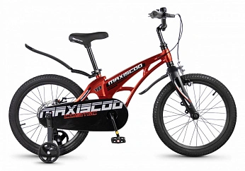 Велосипед Детский Maxiscoo COSMIC Стандарт 18'' Красный Глянцевый (2026) 