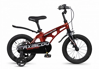 Велосипед Детский Maxiscoo COSMIC Стандарт Плюс 14'' Красный Глянцевый (2026) 