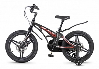 Велосипед Детский Maxiscoo COSMIC Deluxe 18'' Черный Глянцевый (2026)