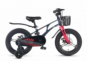 Велосипед Детский Maxiscoo AIR PRO 16'' Черный Матовый (2026)