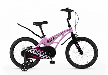 Велосипед Детский Maxiscoo COSMIC Стандарт Розовый Матовый (2024) 18"