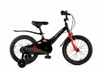 Велосипед Детский Maxiscoo JAZZ Стандарт Плюс 16'' Обсидиан (2025)