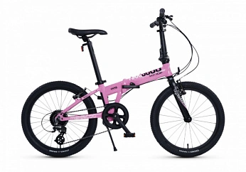 Велосипед Детский Складной Maxiscoo S009 20''  Розовый (2024)