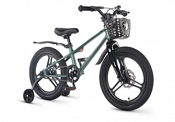 Велосипед Детский Maxiscoo SHARK PRO 18'' Зеленый Матовый (2026)