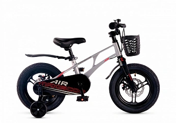 Велосипед Детский Maxiscoo AIR Pro 14'' Серый Жемчуг (2025)